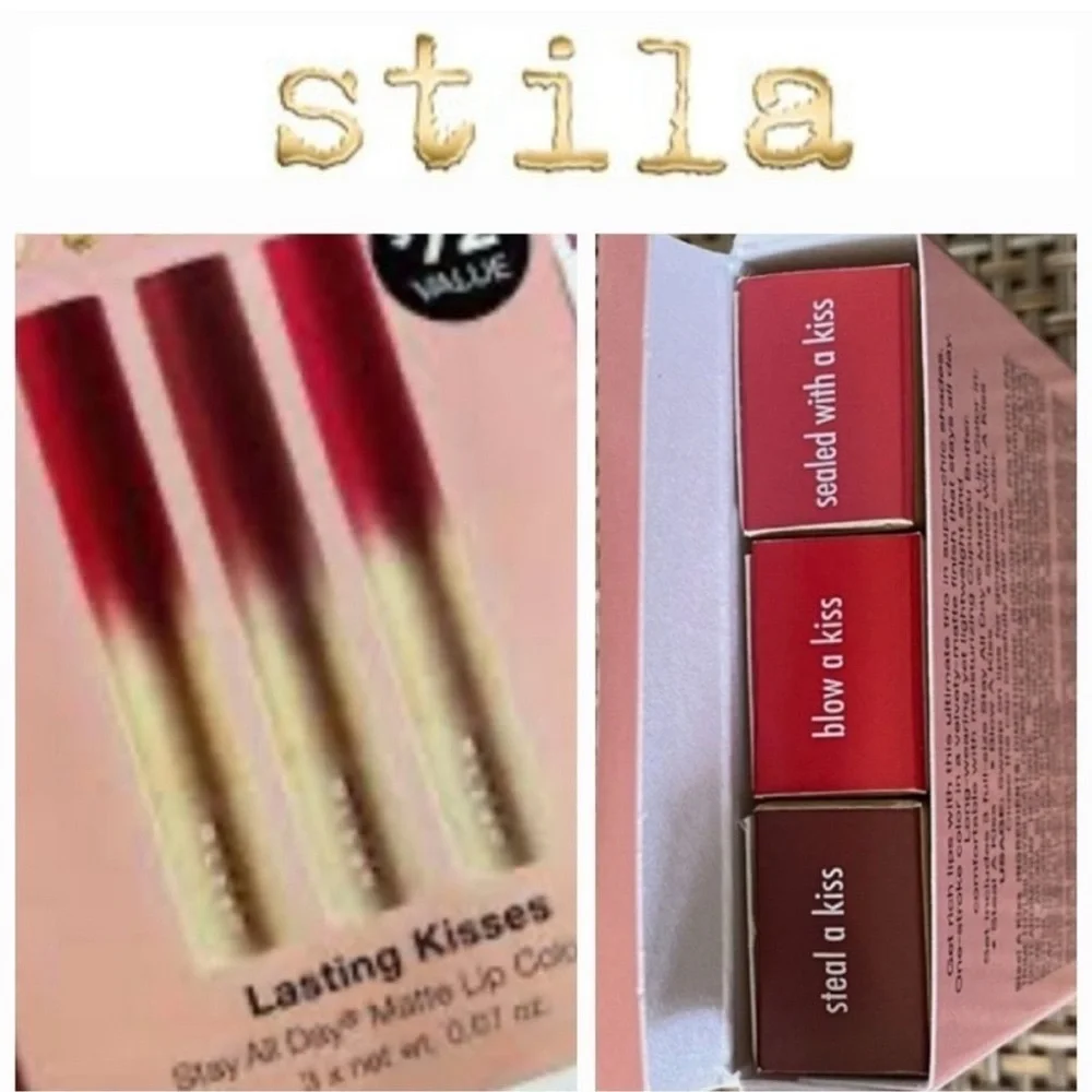 Stila Lasting Kisses Lip Color Trio